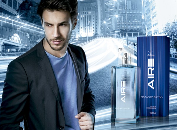 31.01.2014* Lançamento: Jequiti apresenta perfume masculino Aire Movimento