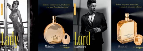 12.12.2014 * Lançamento: Odorata apresenta duas novas fragrâncias Lady e Lord