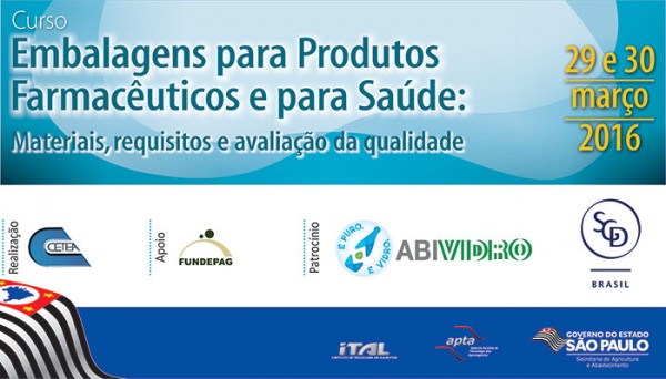 26.02.2016 * Curso para Embalagens Farmacêuticas