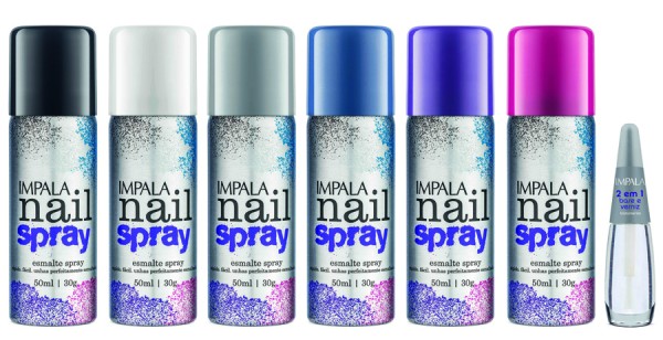 26.08.2016* Impala desenvolve esmaltes em spray e base 2 em 1