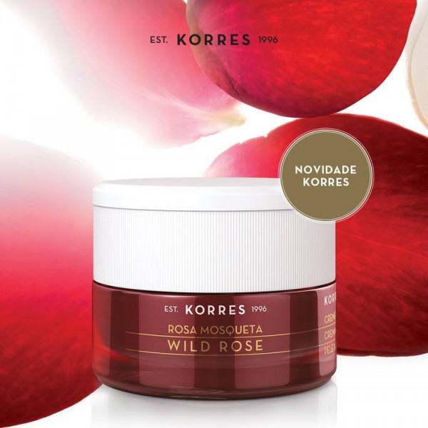 01.11.2016* Lançamento:  Novo creme noturno de Wild Rose da Korres