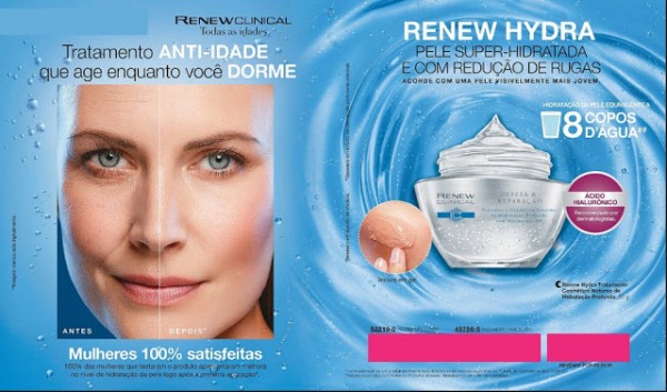 07.05.2017* Avon apresenta Renew Hydra