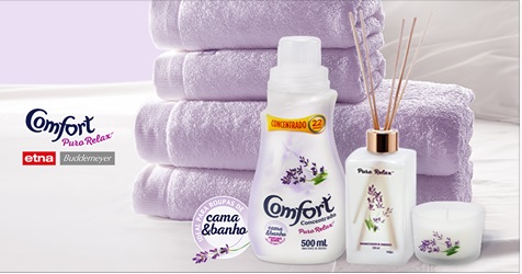 19.02.2018 * Lançamento: Comfort, Etna e Buddemeyer criaram a linha Puro Relax™