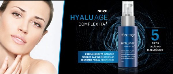 30.07.2018* Dermage apresenta Sérum Antirrugas Intensivo Hyaluage Complex HA 30ml