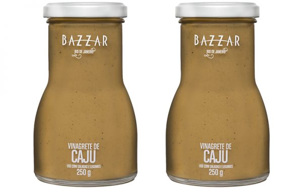 01.11.2018* Bazzar coloca no ar e-commerce de sua linha de produtos com lançamento exclusivo: Vinagrete de Caju