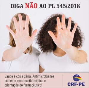 04.02.2019 * Entidades dizem não a projeto que libera antibiótico sem receita