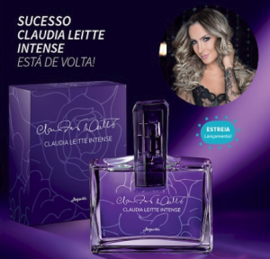 Jequiti Volta com o perfume Claudia Leitte Intense