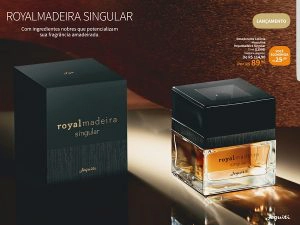 Royalmadeira Singular é o lançamento de perfumaria masculina da Jequiti