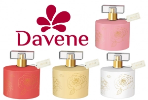 Davene lança Linha de Colônia Rosas, contendo 4 fragrâncias: Velvet, Sublime, Summer Blooming e Bouquet Essence