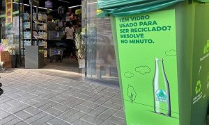 Ação amplia coleta de vidro para reciclagem