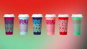 Novos copos de Natal reutilizáveis ​​da Starbucks mudam de cor