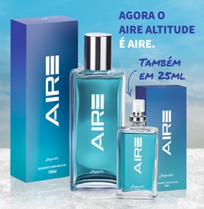 O novo conceito do perfume Aire da Jequiti