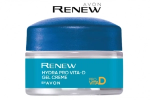 Descubra o poder da hidratação por 72 horas com Avon Gel Creme Renew Hydra Pro Vita-d