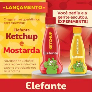 Elefante agora é ketchup e mostarda