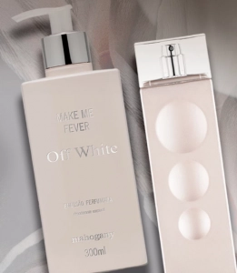 Mahogany anuncia nova fragrância e hidratante da linha Make Me Fever Off White