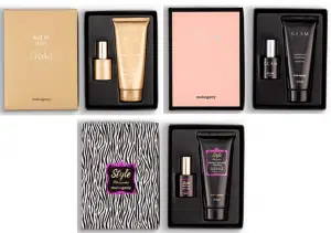 Mahogany lança kit especial de Natal com: Make me Fever Gold, Glam e Style Pleasures