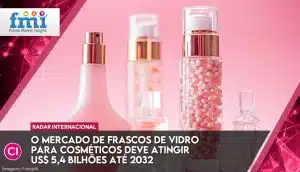 O mercado de frascos de vidro para cosméticos deve atingir US$ 5,4 bilhões até 2032