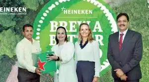 Heineken e PGP Glass (Piramal) em marco de sustentabilidade no Sri Lanka