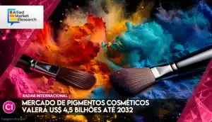 Mercado de pigmentos cosméticos valerá US$ 4,5 bilhões até 2032