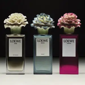 A Loewe Perfumes, do Grupo LVMH, contrata a Lladró para criar tampas de fragrâncias em porcelana