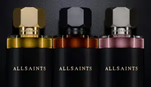 AllSaints, do Grupo Revlon apresente Nova Coleção de Fragrâncias: Shoreditch Leather, Ravaged Rose e Sunset Riot Intense