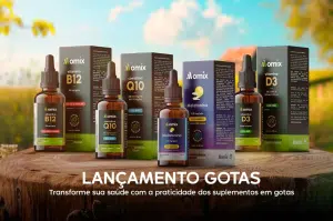 Omix aposta em inovação e lança suplementos em gotas