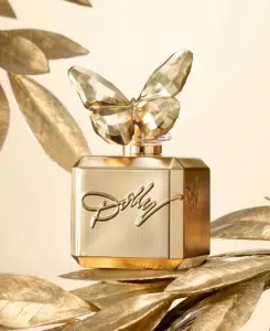 Dolly Parton, do Grupo Edge Beauty apresenta Smoky Mountain Gold Parfum Limited Edition