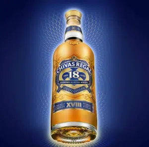 Com novo design, garrafa de Chivas Regal fica 25% mais leve